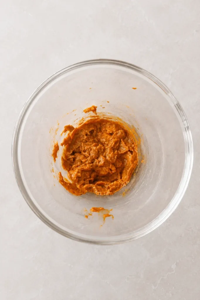 Vegan tomato pasta sauce blended into a creamy roasted cherry tomato sauce.