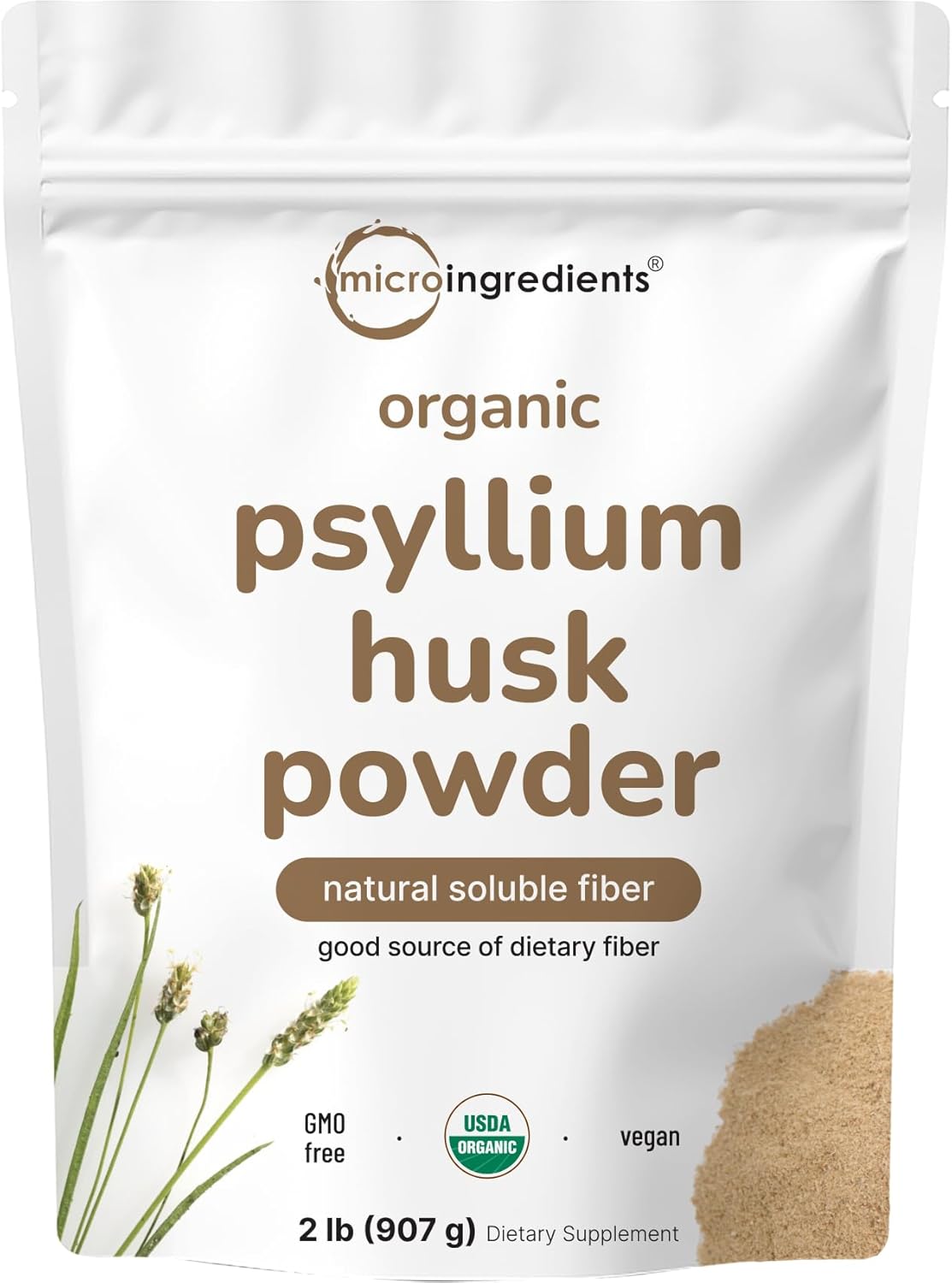 Micro Ingredients Organic Psyllium Husk Powder