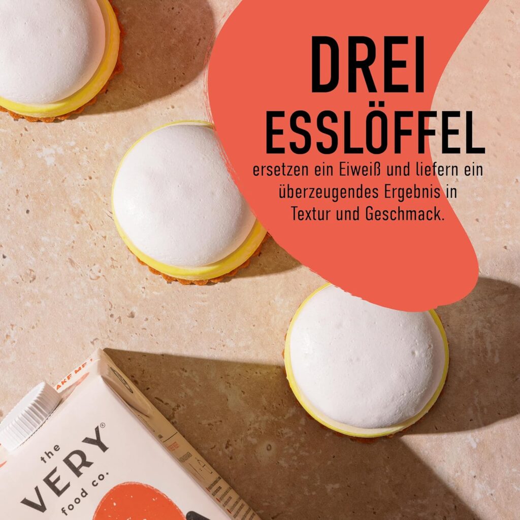 Vegan egg white substitute aquafaba — white meringue cookies made with The VERY food co. chickpea water
