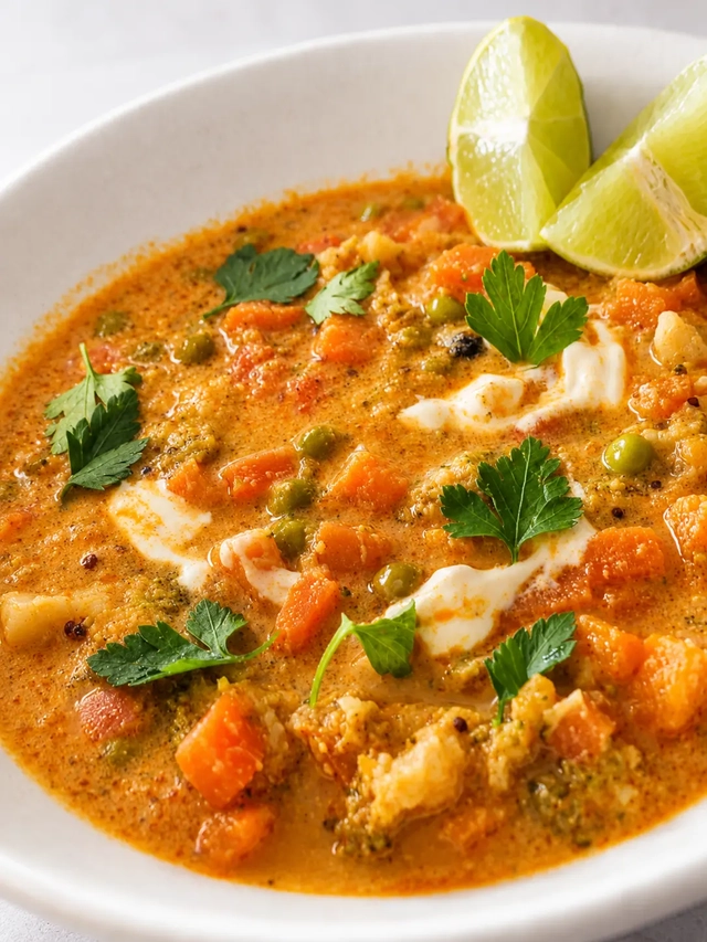 Vegan Korma Recipe: Creamy Veg Korma with Coconut Milk