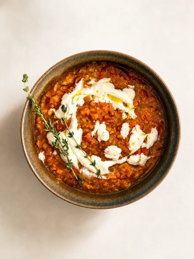 French Onion Soup with Lentils